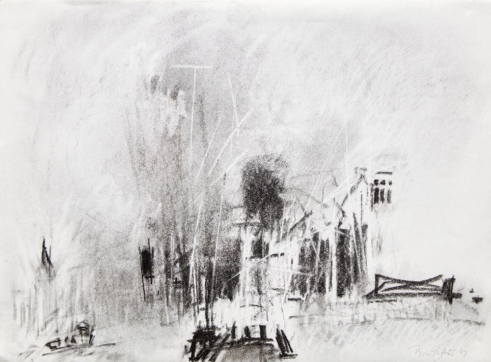 Dennis Creffield comparable auction result: dennis creffield manhattan from liberty island 1993