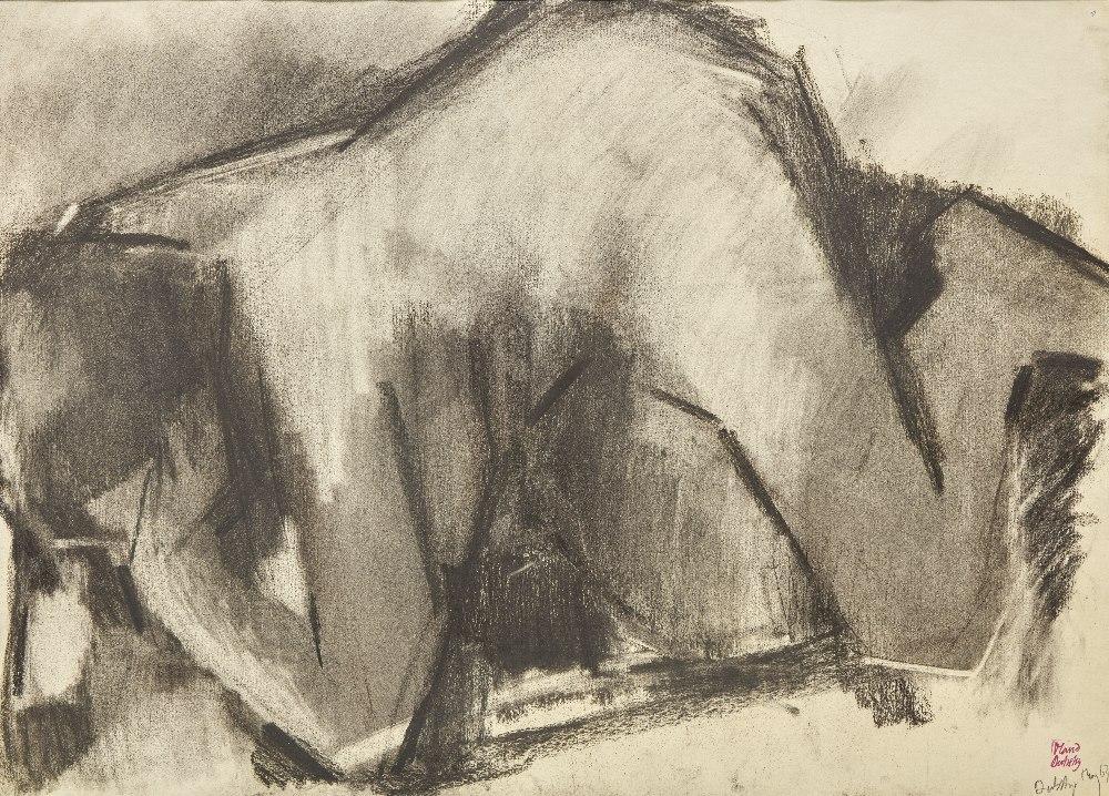 Mario Dubsky comparable auction result: mario dubsky kneeling nude 1963