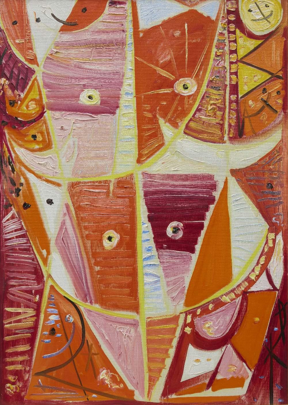Egill Jacobsen comparable auction result: egill jacobsen roo dobbel maske 1974