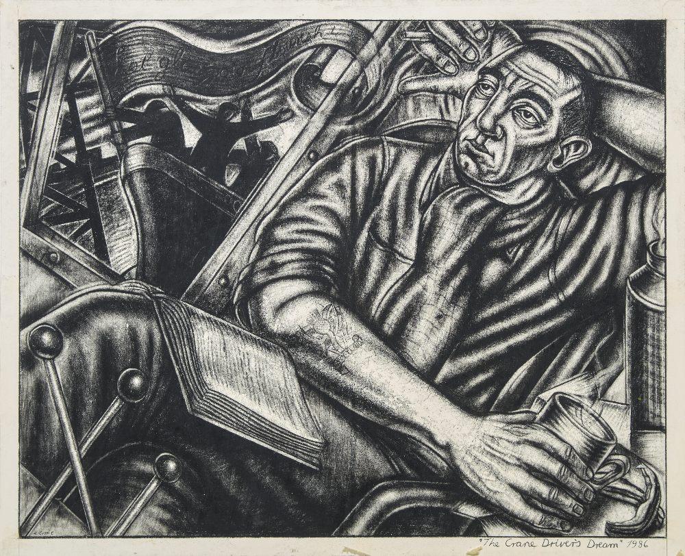 Ken Currie comparable auction result: ken currie the crane driver s dream 1986