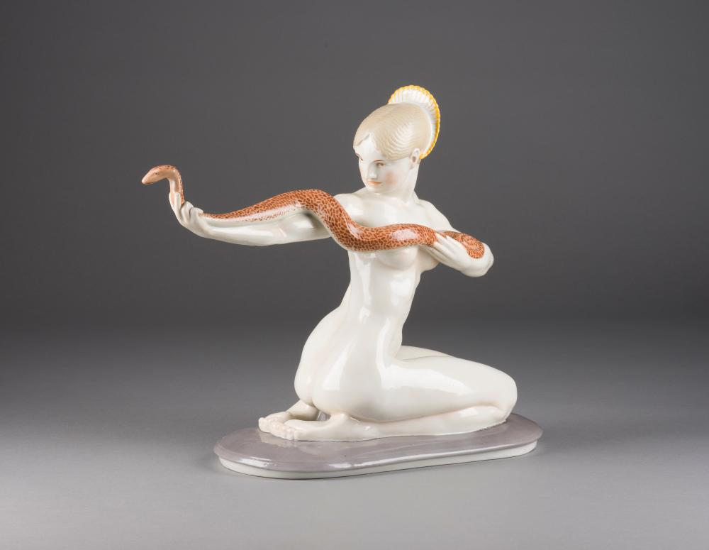 Carl Julius Emil Ludwig comparable auction result: carl auch karl nacke schlangenb ndigerin