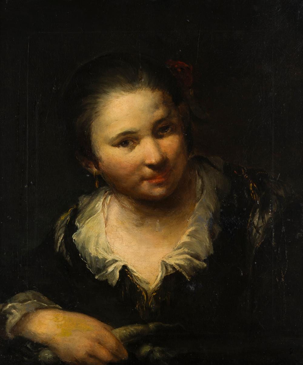 Giuseppe Nogari comparable auction result: giuseppe nogari nachfolger des 19 jahrhunderts m dchen mit gem se