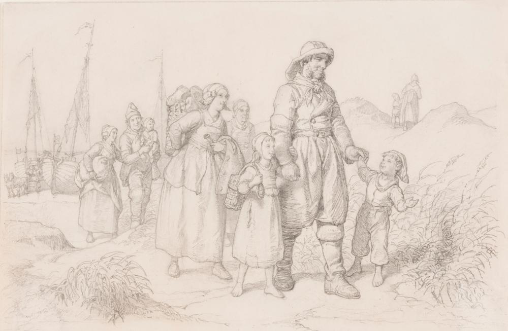 Rudolf Jordan comparable auction result: rudolf jordan die heimkehr der fischer