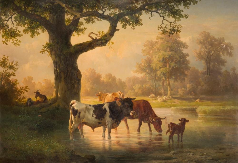 edmund mahlknecht k he an der tr nke · Hargesheimer Kunstauktionen Düsseldorf · 2025-09-12 Edmund Mahlknecht comparable auction result: edmund mahlknecht k he an der tr nke