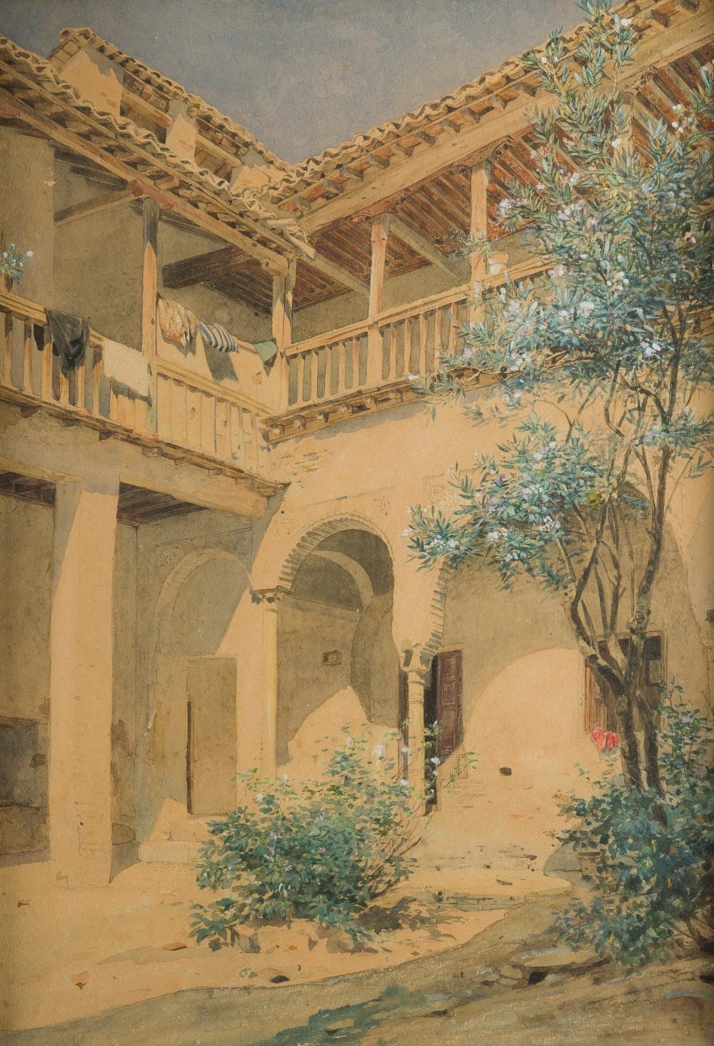 Adolf Seel comparable auction result: adolf seel hof in granada
