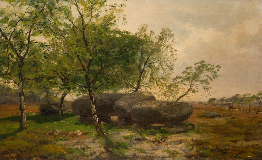 Carl Irmer comparable auction result: carl irmer landschaft mit birken