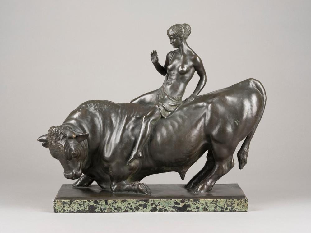 Adolf Daumiller comparable auction result: adolf daumiller europa auf dem stier