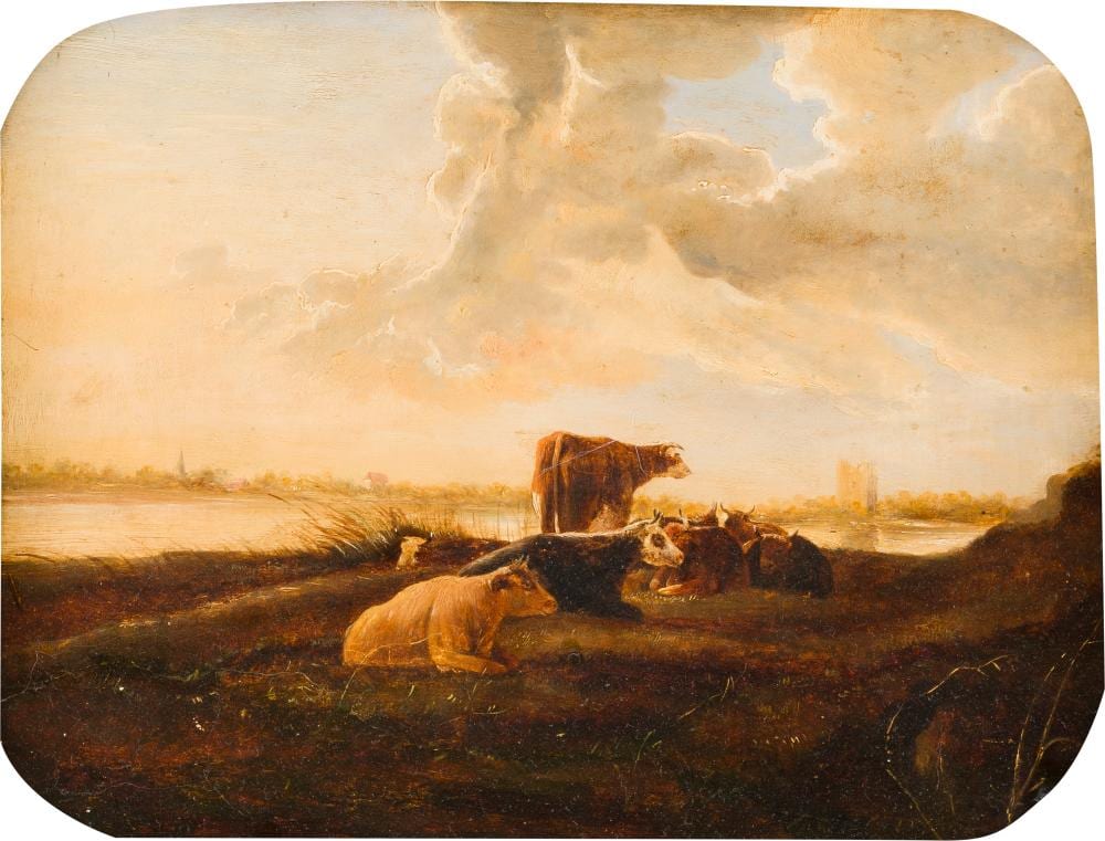 Aelbert Jacobsz. Cuyp comparable auction result: aelbert jacobsz cuyp nachfolger k he auf der weide
