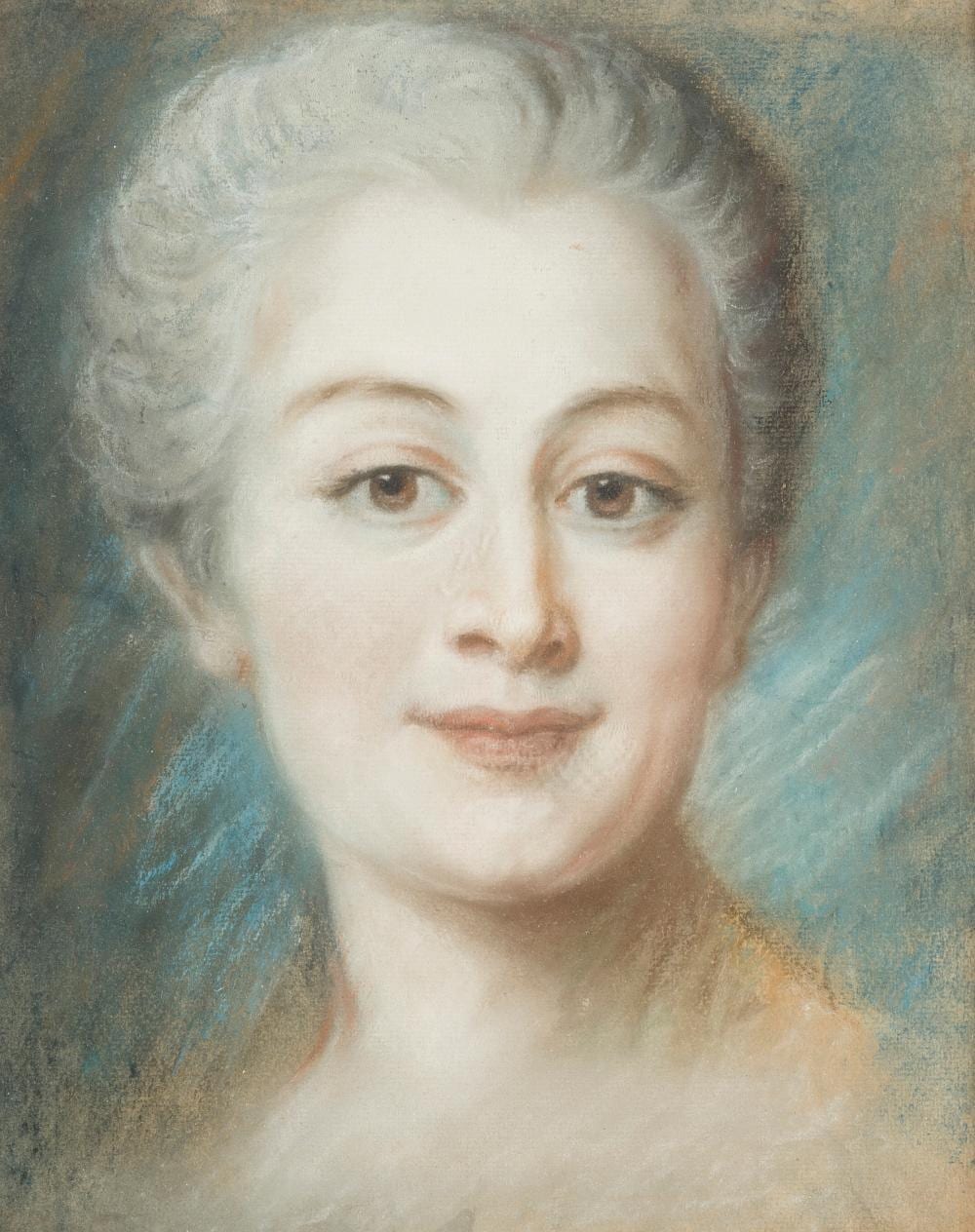 Maurice Quentin de La Tour comparable auction result: maurice quentin de la tour attr portrait der madame chastaignier de lagrange