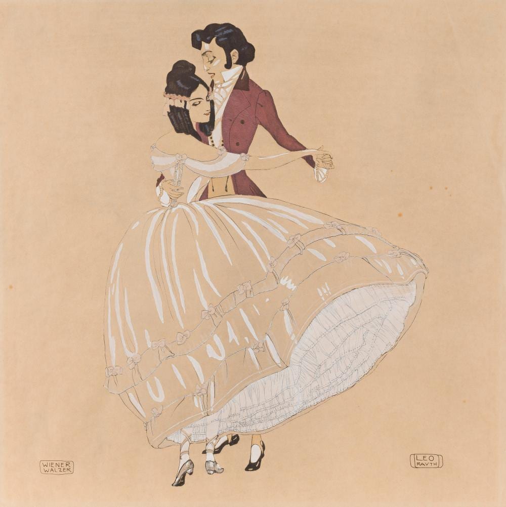 Leo Rauth comparable auction result: leo rauth serie aus 13 lithografien mit tanzszenen