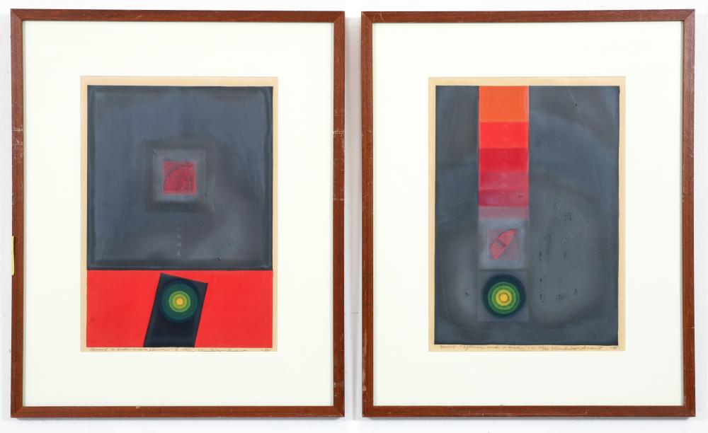 2 framed kunihiro amano 1968 embossed woodcuts fossil 9 10 · Concept Art Gallery · 2025-09-10 Kunihiro Amano comparable auction result: 2 framed kunihiro amano 1968 embossed woodcuts fossil 9 10