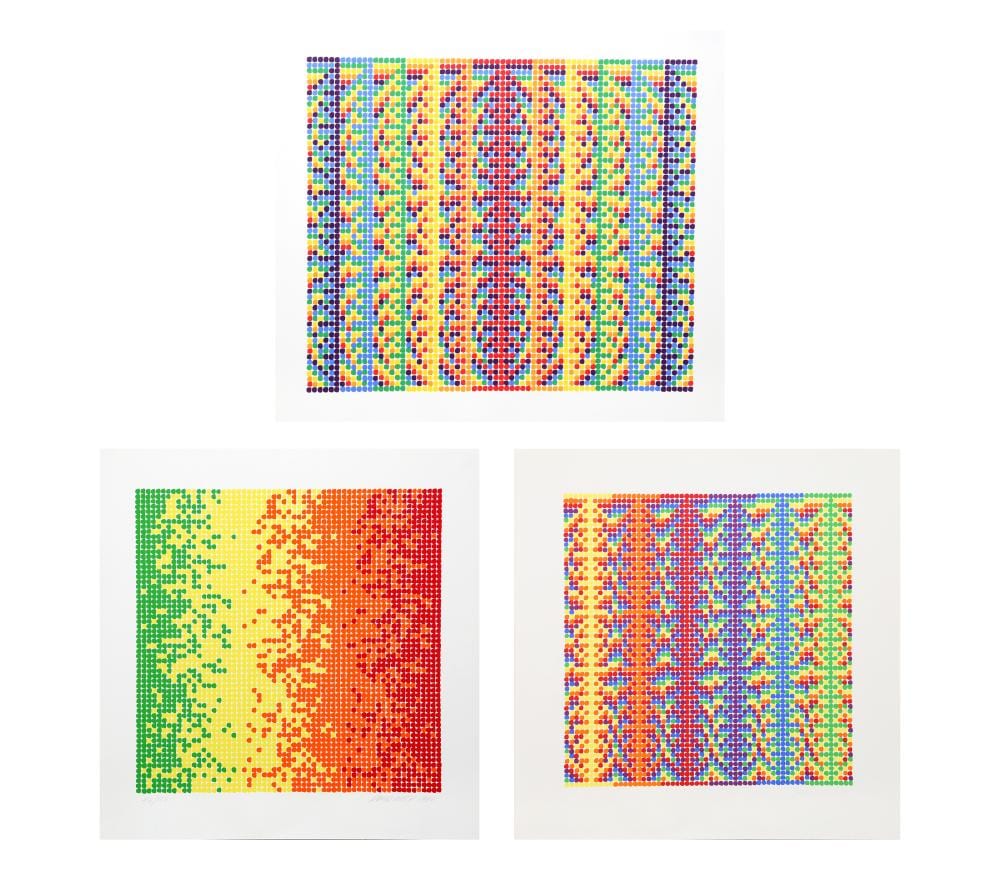 David Roth comparable auction result: david roth lot of 3 screenprints