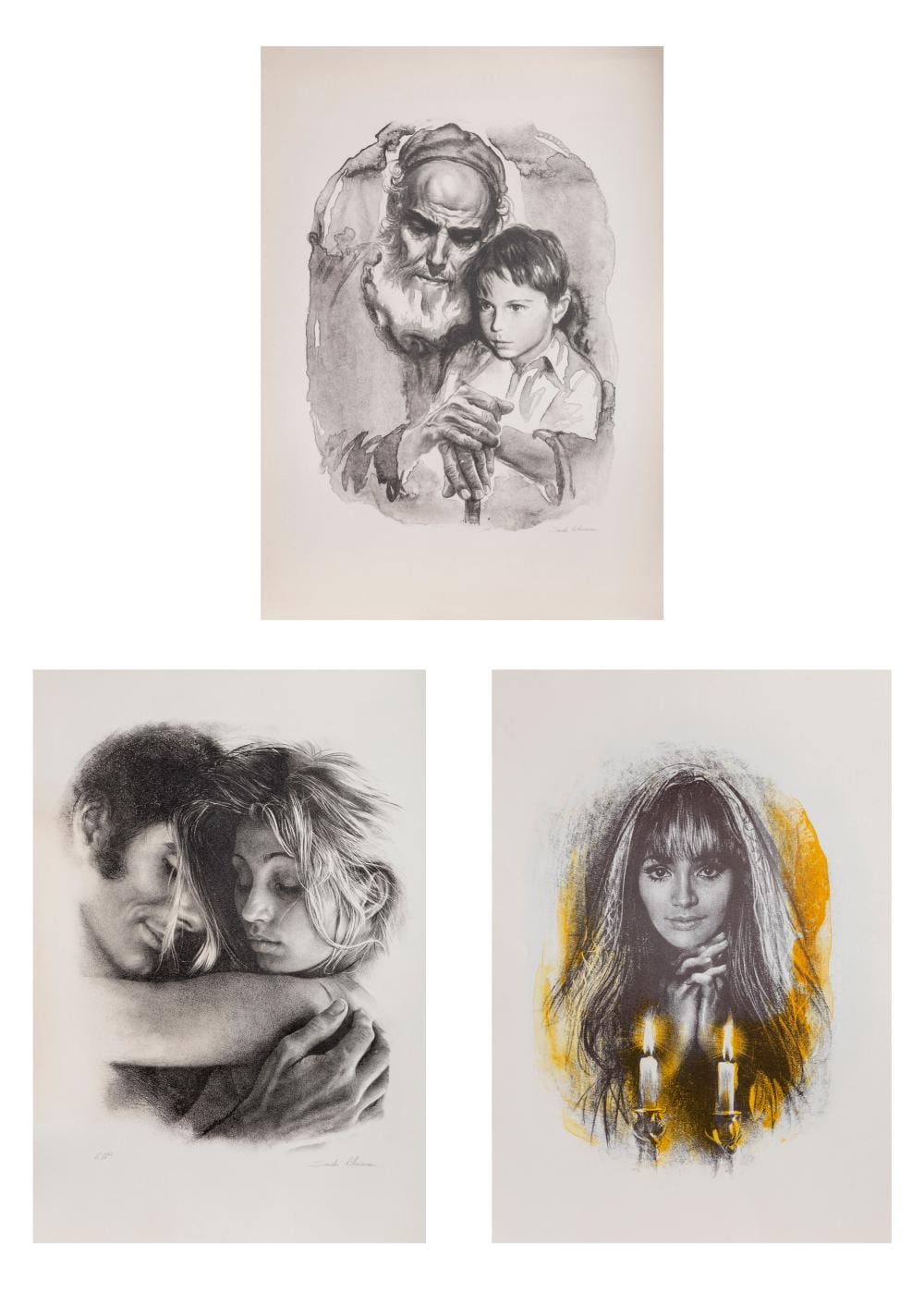 sandu liberman lot of 3 lithographs · RoGallery · 2025-09-11 Sandu Liberman comparable auction result: sandu liberman lot of 3 lithographs