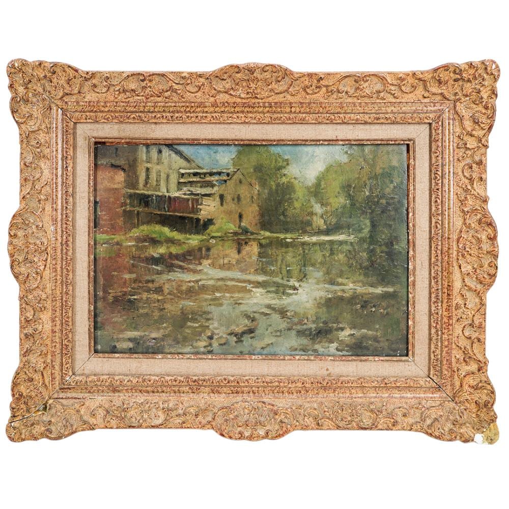 Pierre Louis Léger Vauthier comparable auction result: pierre vauthier 1845 1916 french pastoral oil on board