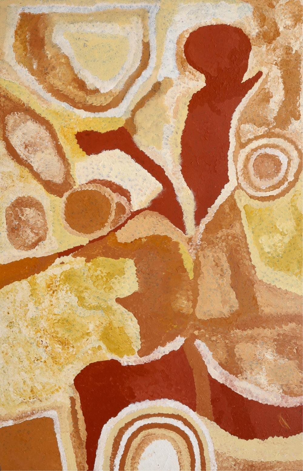 Lorna Ward Napanangka comparable auction result: lorna ward napanangka my country acrylic on canvas 102cm x 158cm