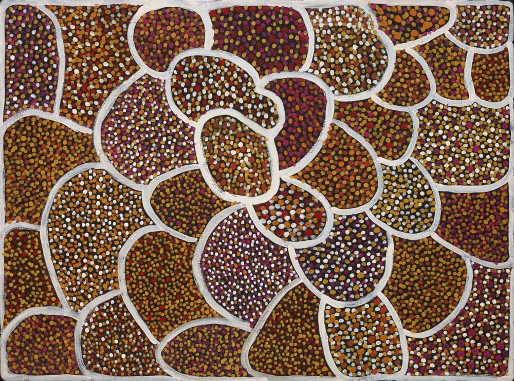 Polly Watson Napangardi comparable auction result: polly watson napangardi untitled acrylic on belgian linen 98cm x 128cm