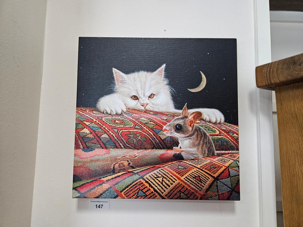Drew Gregory comparable auction result: drew gregory australian 1947 cat mouse 2012