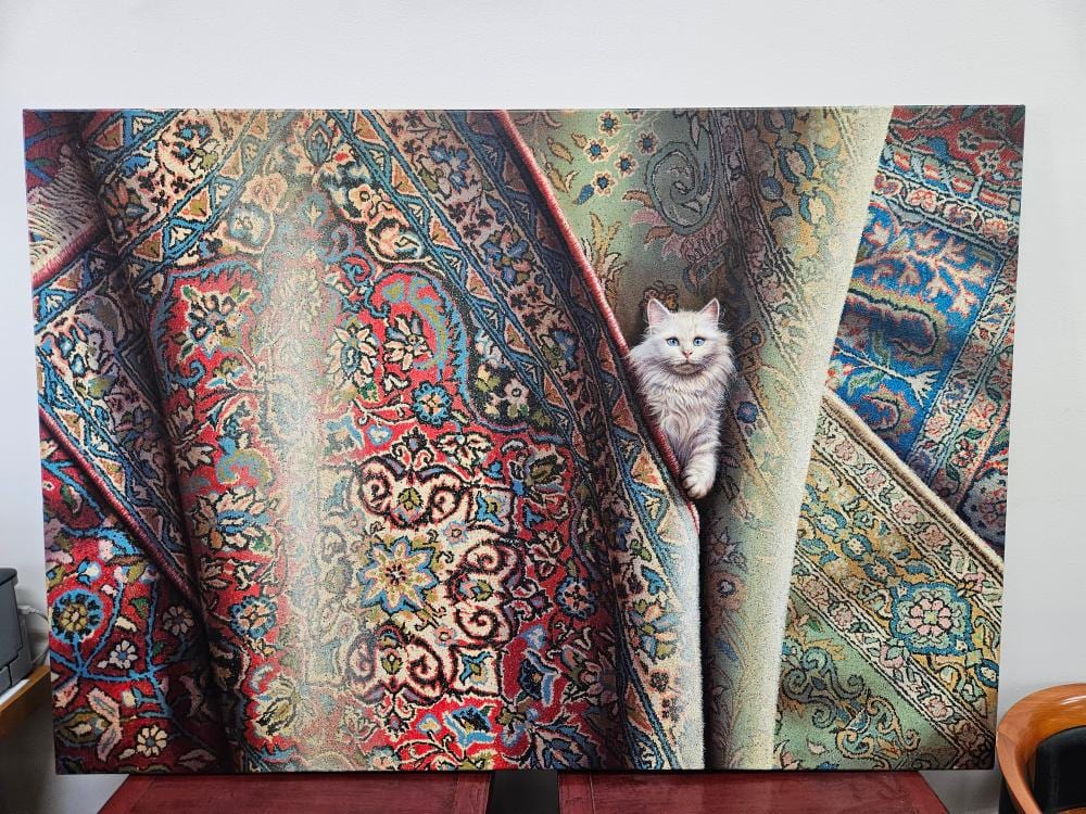 Drew Gregory comparable auction result: drew gregory australian 1947 persian 2001 oil