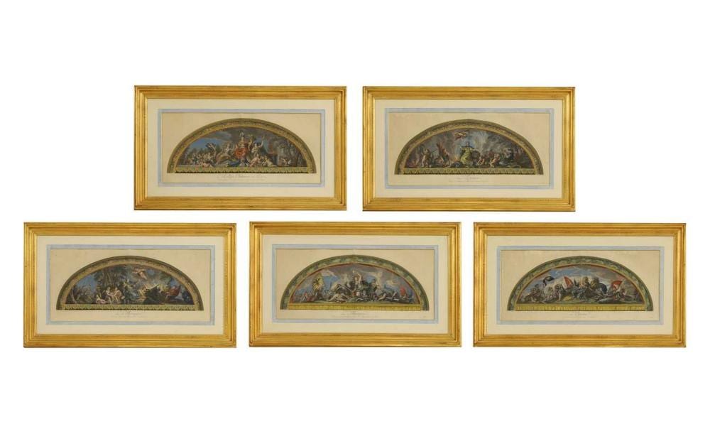 Charles LeBrun comparable auction result: jean baptiste mass after charles le brun