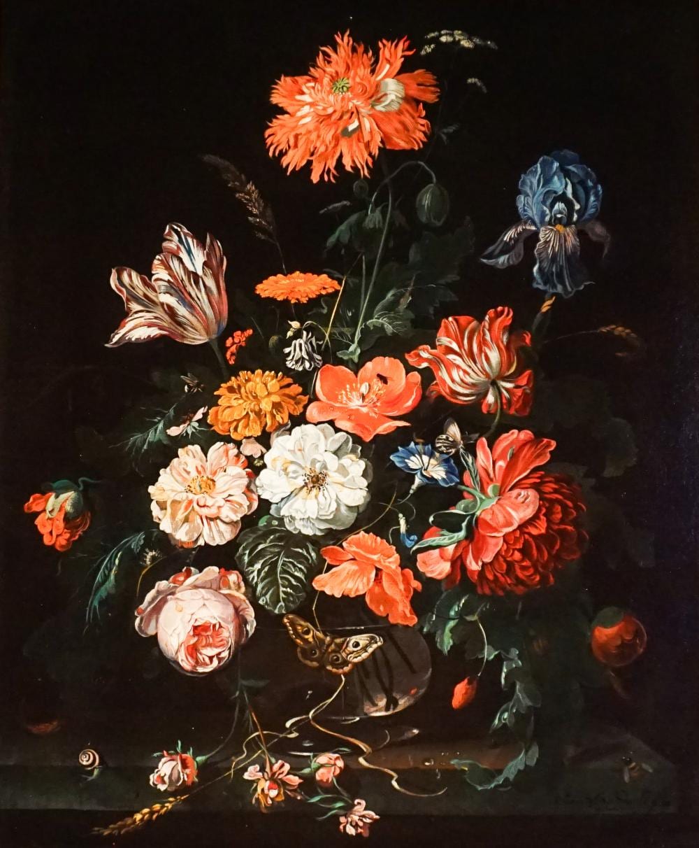 Jan van Doust comparable auction result: jan van doust dutch 1794 1846 still life of flowers oil on canvas 30 x 24 in 76 2 x 61 cm frame 36 x 31 in 91 4 x 78 7 cm