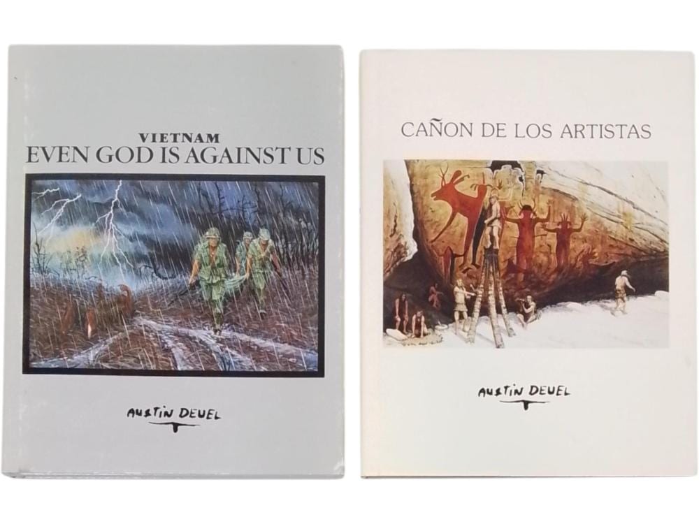 Austin Deuel comparable auction result: 2 austin deuel 1939 2021 signed art books