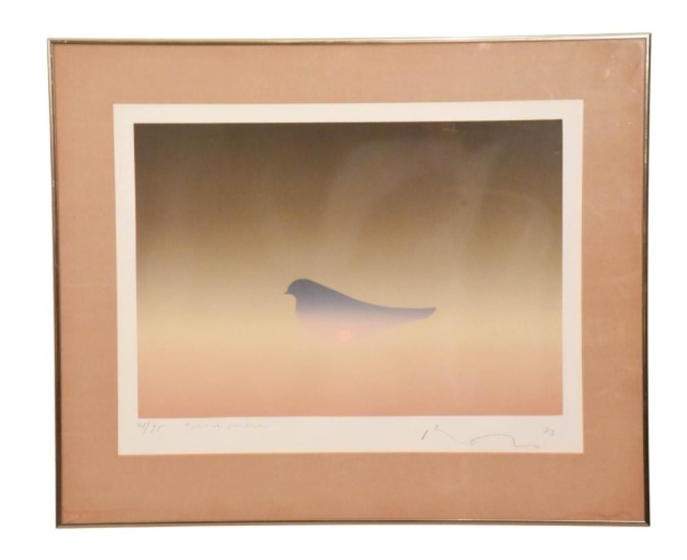 Kozo Inoue comparable auction result: kozo inoue signed and numbered screenprint