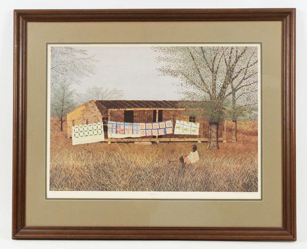 carroll cloar 1913 1993 quilts lithograph · Kennedy's Auction Service · 2025-09-13 Carroll Cloar comparable auction result: carroll cloar 1913 1993 quilts lithograph
