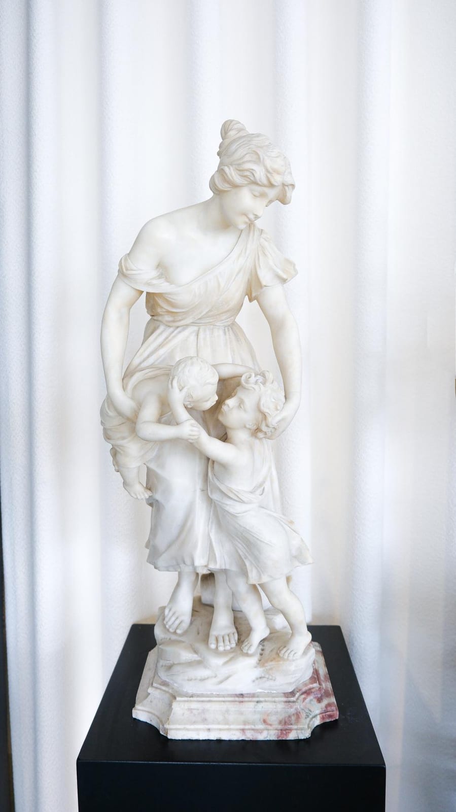 Luca Madrassi comparable auction result: luca madrassi 1848 1919 a large charming carved alabaster marble sculpture