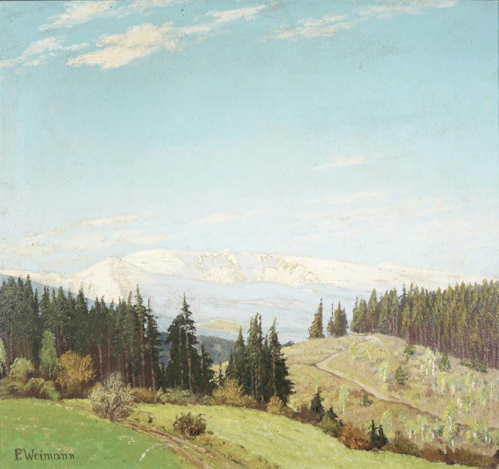 Paul Weimann comparable auction result: paul weimann 1867 1945 before sunrise
