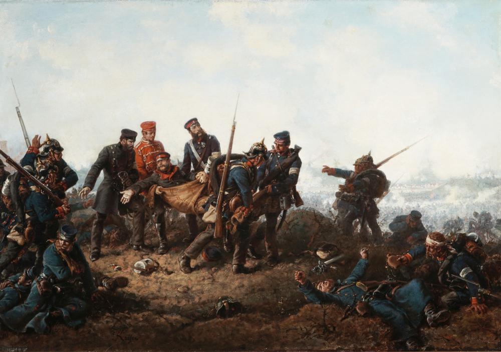 Friedrich Kaiser comparable auction result: friedrich kaiser 1815 1890 general von raven during the storming of the d ppel schanzen