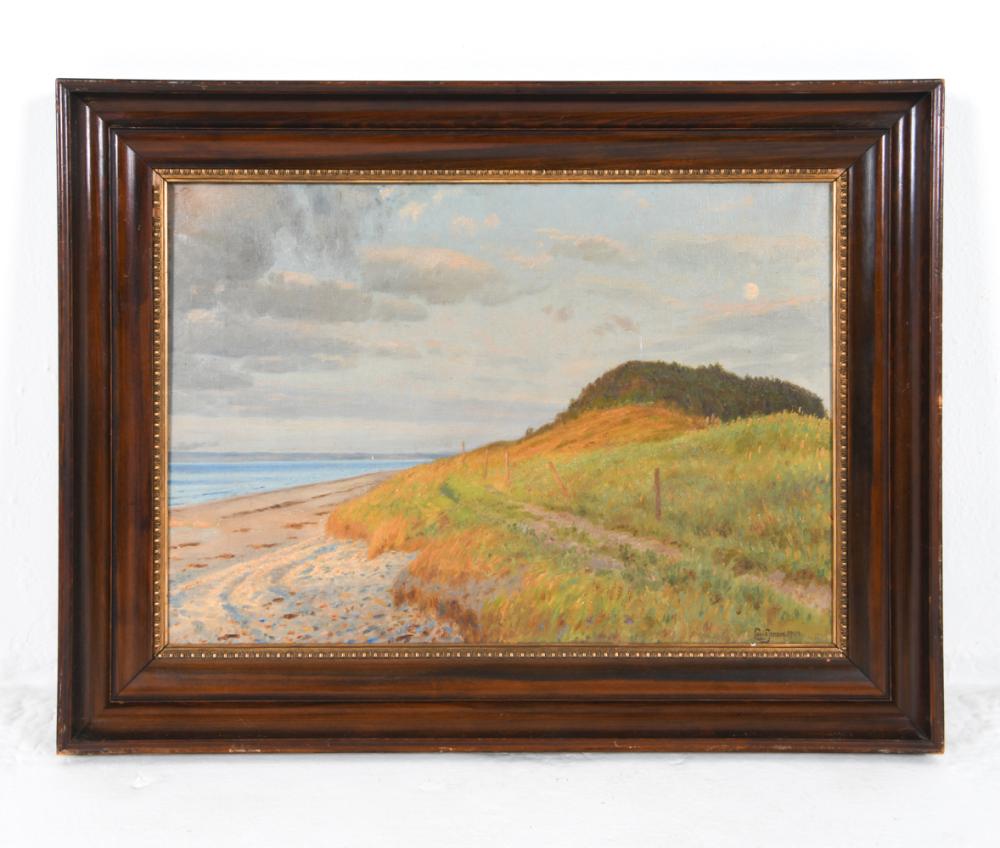 Louis Jensen comparable auction result: louis jensen danish 1858 1908 landscape o c
