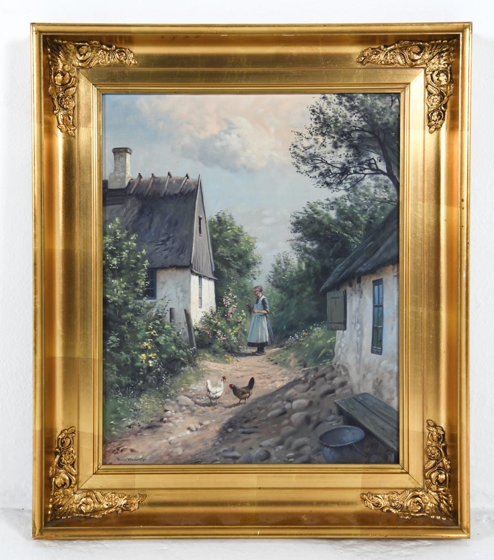 Niels Walseth comparable auction result: niels walseth danish 1914 2001 cottage o c