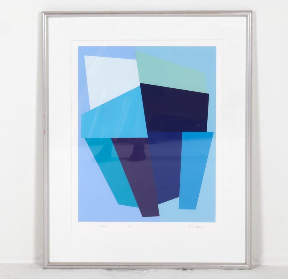 Ib Geertsen comparable auction result: ib geertsen danish 1919 2009 screenprint