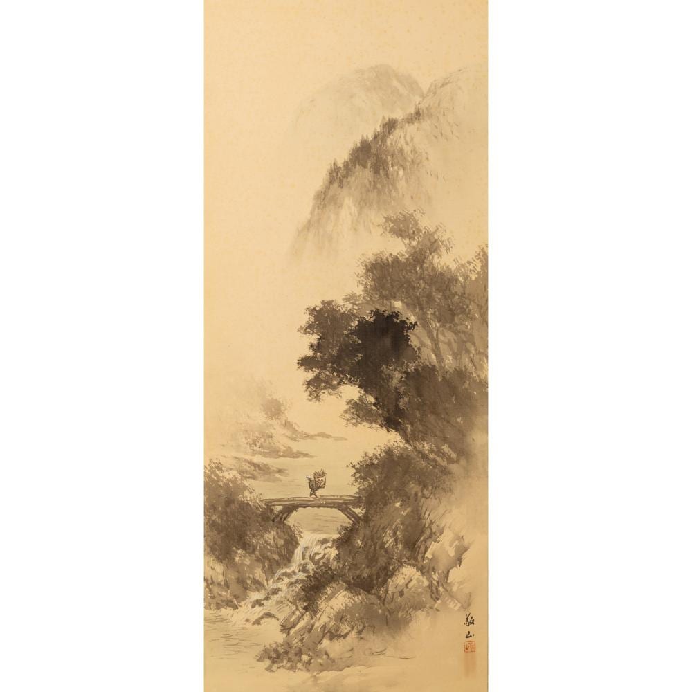 Banding Chen comparable auction result: a chinese landscape painting scroll by jingshan