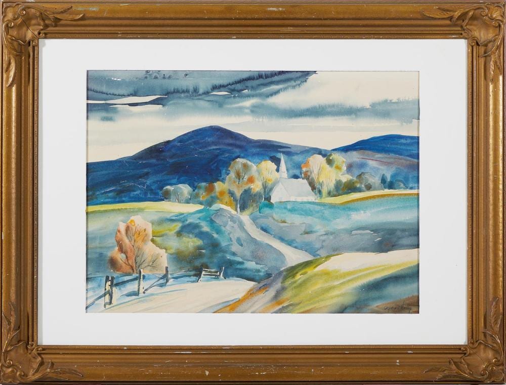 Alfred Hutty comparable auction result: alfred hutty