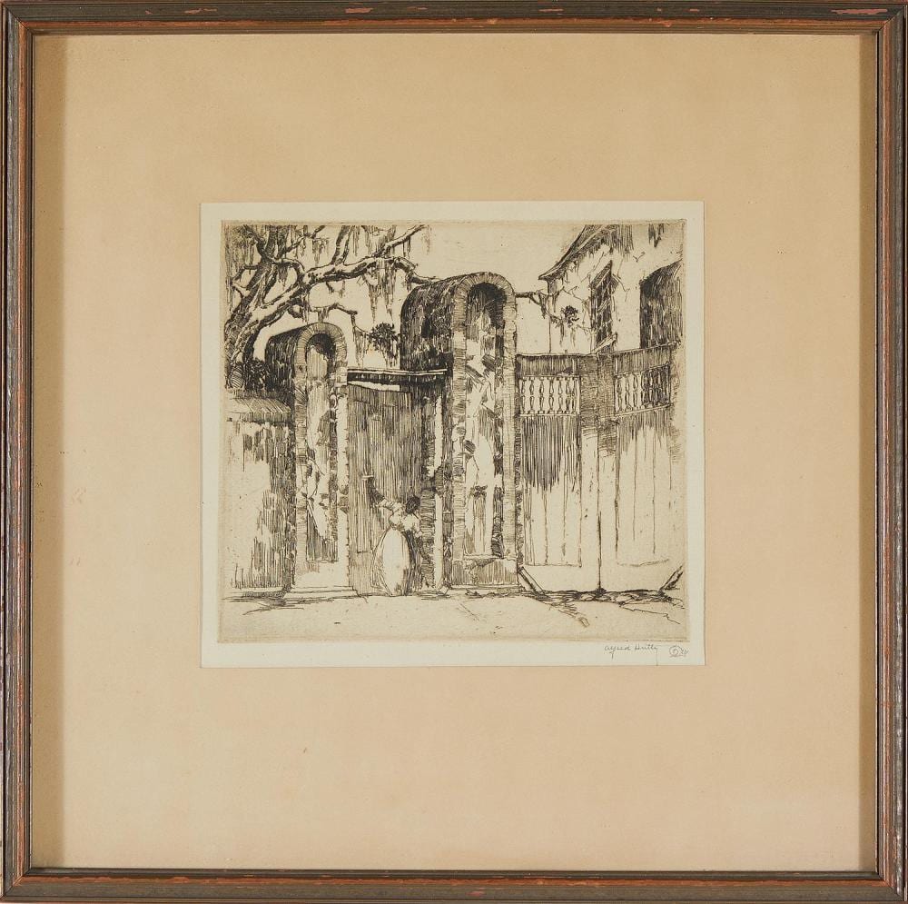 Alfred Hutty comparable auction result: alfred hutty