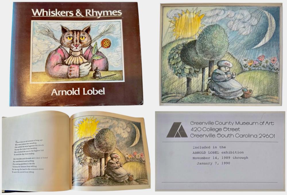 Arnold Lobel comparable auction result: arnold lobel american 1933 1987 original illustration whiskers rhymes 1985