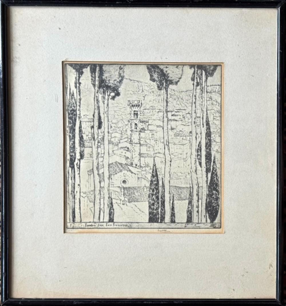 ernest david roth german american 1879 1964 fiesole from san francisco 1912 · Kensington Estate Auctions · 2025-09-08 Ernest David Roth comparable auction result: ernest david roth german american 1879 1964 fiesole from san francisco 1912