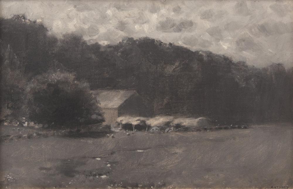 William Langson Lathrop comparable auction result: william langson lathrop american 1859 1938 painesville farm c 1884
