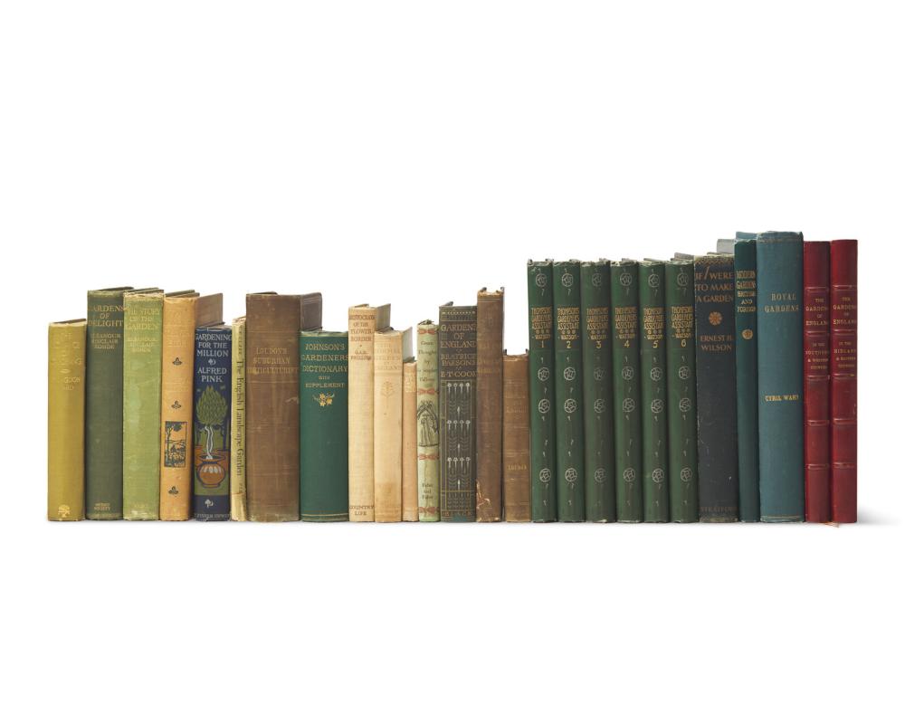 [Gardening] Group of 20 British Gardening Guides sold by Freeman’s | Hindman, lot 124 — auction record photograph