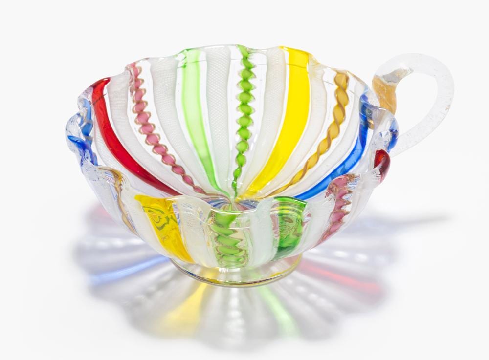 Giulio Radi comparable auction result: giulio radi murano henkelschale zanfirico