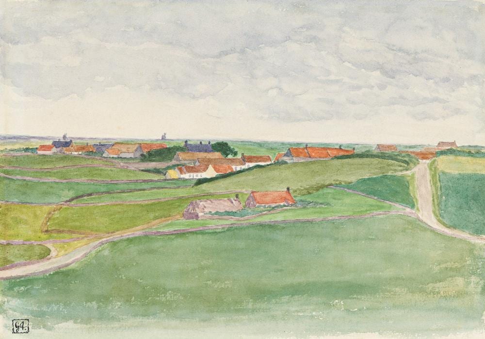 George Copeland Ault comparable auction result: george copeland ault 1891 1948 sketch of framezelle 1908