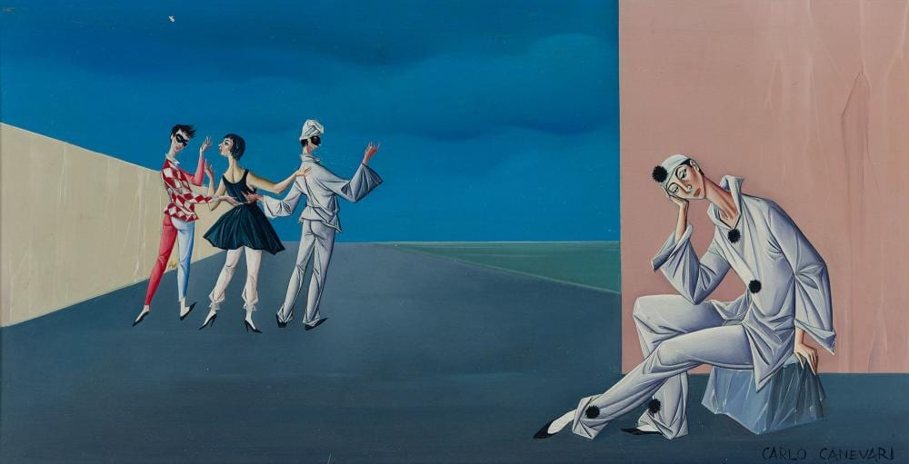Carlo Canevari comparable auction result: carlo canevari 1922 1996 untitled lone jester