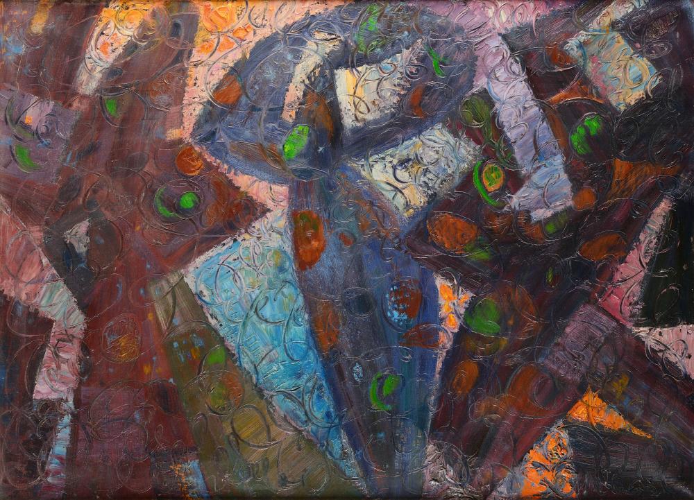 Paul Knothe comparable auction result: paul knothe dunkle gewalten 1965