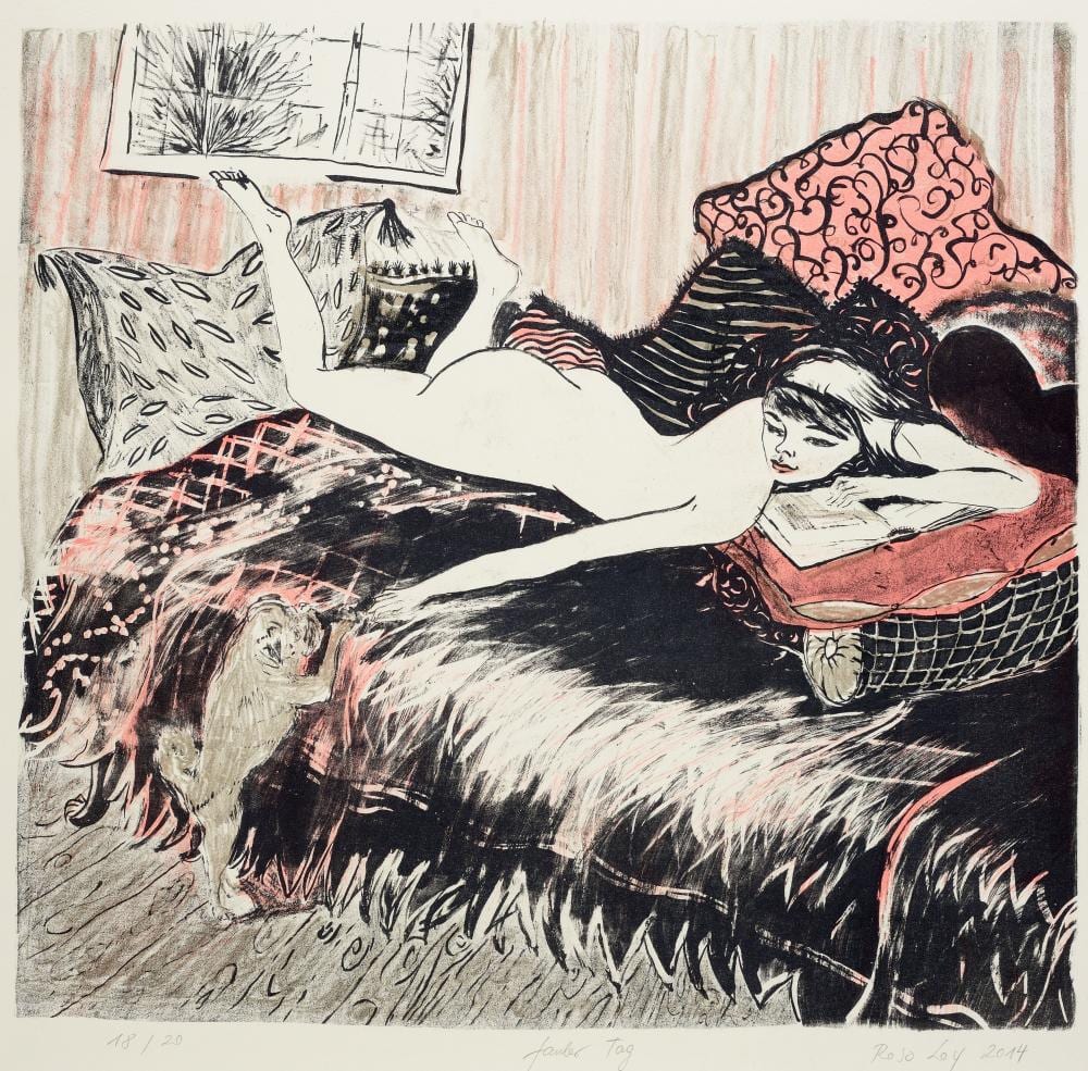 Rosa Loy comparable auction result: rosa loy fauler tag 2014