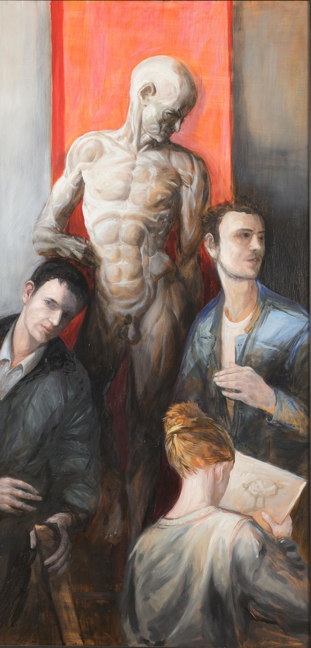 Andreas Wachter comparable auction result: andreas wachter im atelier 1997