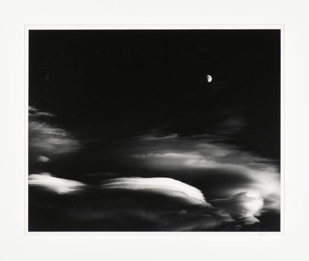 Alan Ross comparable auction result: alan ross american b 1948 moon and clouds banff 1975 18 1 2 x 22 1 2 in 47 x 57 2 cm frame 28 x 34 in 71 1 x 86 4 cm