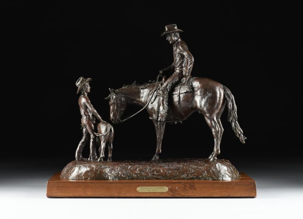 Jim Reno comparable auction result: jim reno american texas 1929 2008 dreams and memories 1984 20 x 24 x 14 in 50 8 x 61 x 35 6 cm