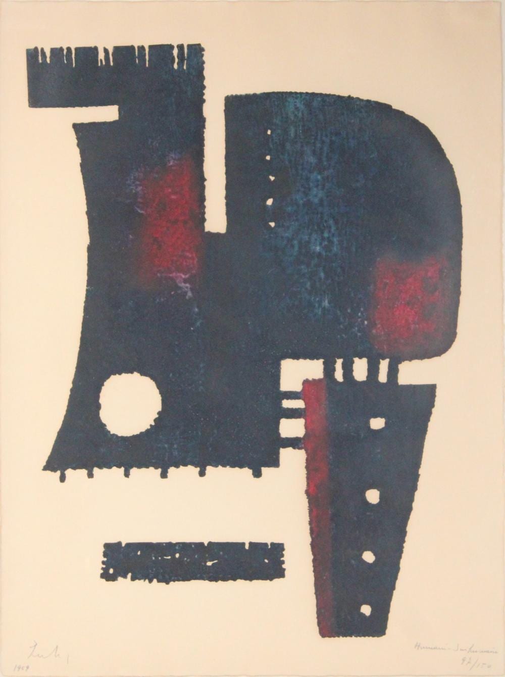 berto lardera 1911 1989 humain sur humain etching · Nye & Company · 2025-09-11 Berto Lardera comparable auction result: berto lardera 1911 1989 humain sur humain etching