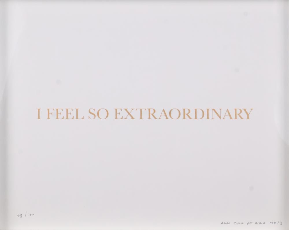 Aldo Chaparro comparable auction result: aldo chaparro 1965 i feel so extraordinary mixed media on paper
